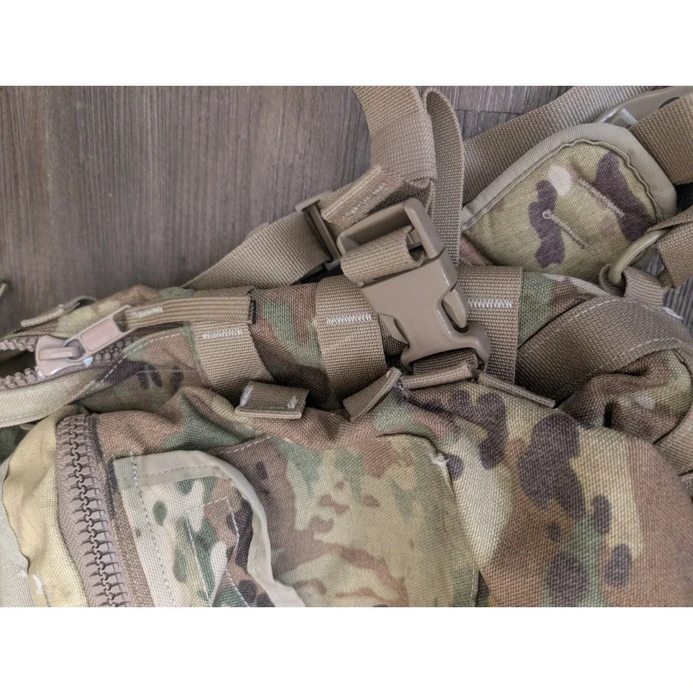 US Army OCP Multicam MOLLE Assault Pack w/ ID Window Straps Military Surplus